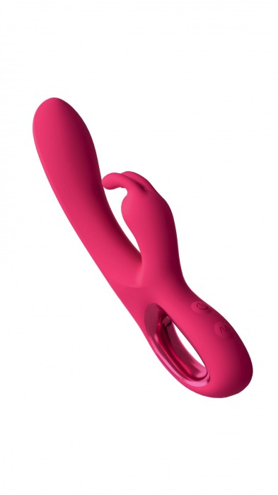 Малиновый вибратор-кролик Chill - 21 см. - Lola Games