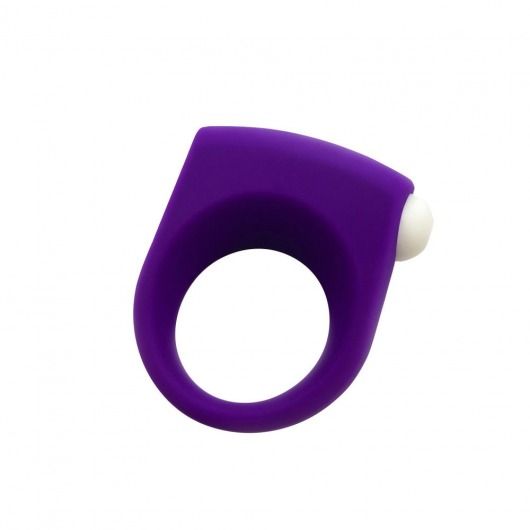 Фиолетовое эрекционное кольцо Puggle Vibrating Ring with Bullet - Adrien Lastic - в Сочи купить с доставкой