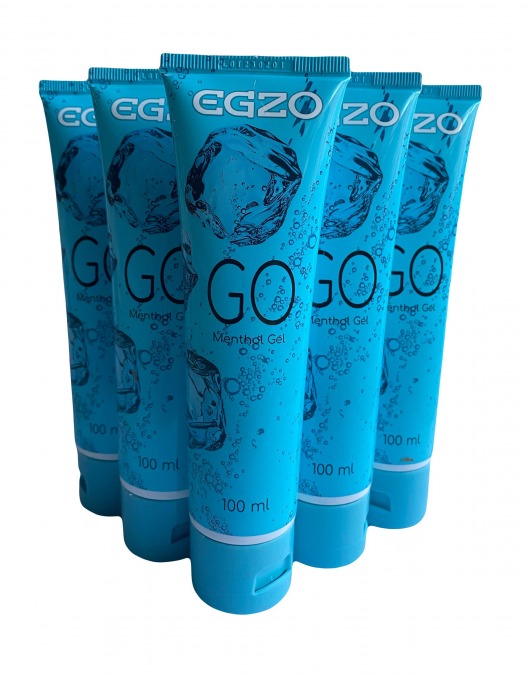 Набор из 5 пролонгирующих лубрикантов на водной основе Egzo Go (по 100 мл.) - EGZO - купить с доставкой в Сочи