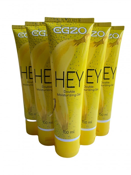 Набор из 5 анальных лубрикантов на водной основе Egzo Hey (по 100 мл.) - EGZO - купить с доставкой в Сочи