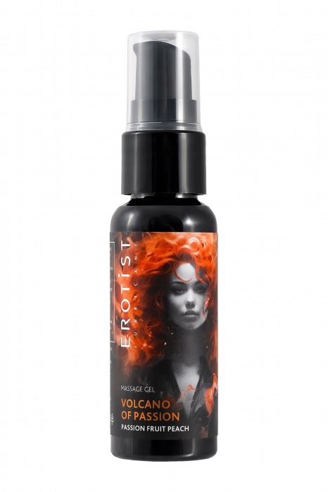 Гель с эффектом вибрации Volcano Of Passion со вкусом персика и маракуйи - 25 мл. - Erotist Lubricants - купить с доставкой в Сочи