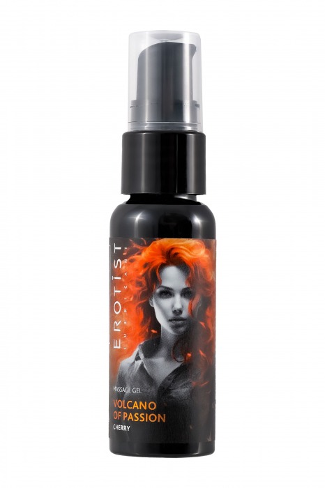 Гель с эффектом вибрации Volcano Of Passion со вкусом вишни - 25 мл. - Erotist Lubricants - купить с доставкой в Сочи