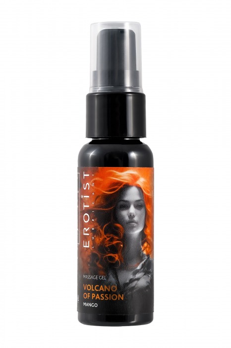 Гель с эффектом вибрации Volcano Of Passion со вкусом манго - 25 мл. - Erotist Lubricants - купить с доставкой в Сочи