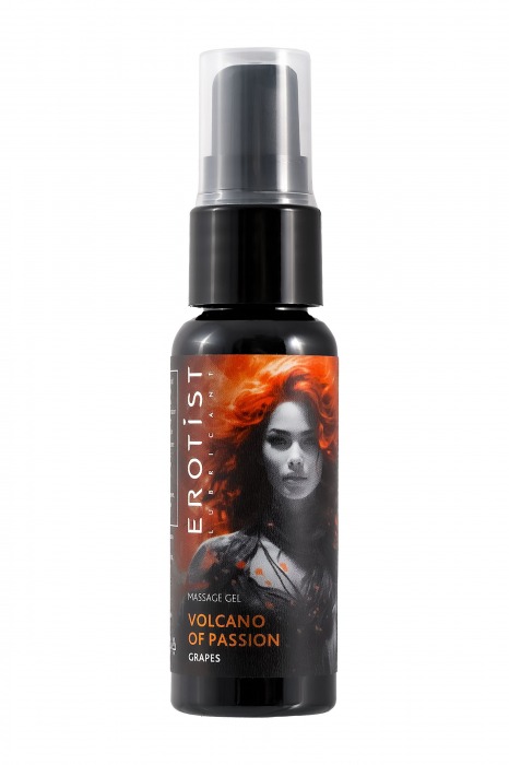 Гель с эффектом вибрации Volcano Of Passion со вкусом винограда - 25 мл. - Erotist Lubricants - купить с доставкой в Сочи