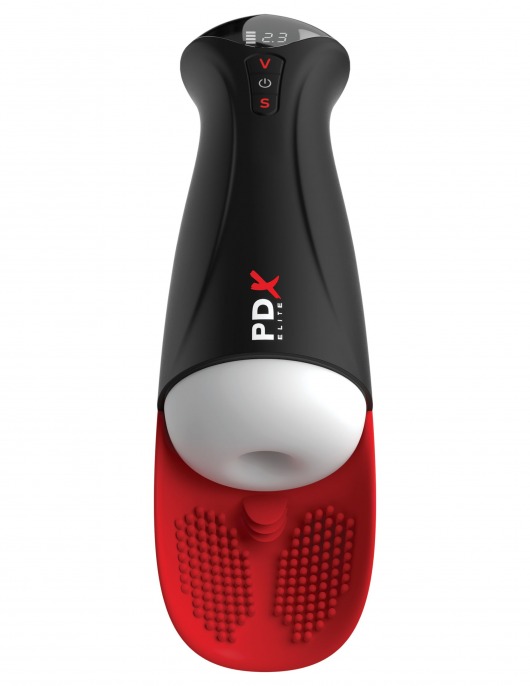 Мастурбатор в колбе с вибрацией Fuck-O-Matic Pro XL - Pipedream - в Сочи купить с доставкой
