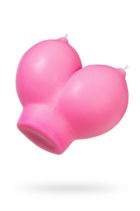 Розовая свеча «Сиськи» - 150 гр. - Pecado - купить с доставкой в Сочи