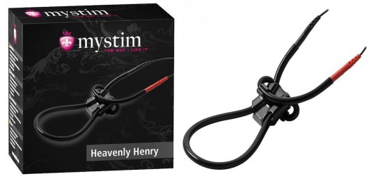 Эрекционное лассо для электростимуляции HEAVENLY HENRY - MyStim - купить с доставкой в Сочи