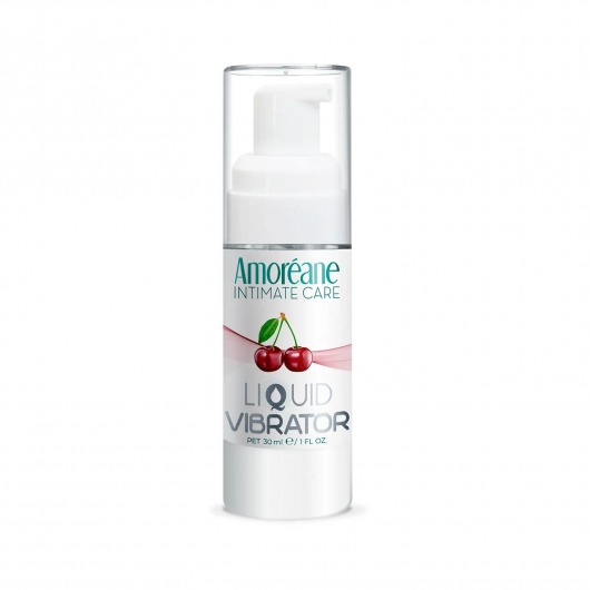 Жидкий вибратор со вкусом вишни Amoreane Cherry - 30 мл. - Amoreane - купить с доставкой в Сочи