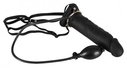 Полый страпон с эффектом увеличения Inflatable Strap-On - 18,5 см. - Orion - купить с доставкой в Сочи