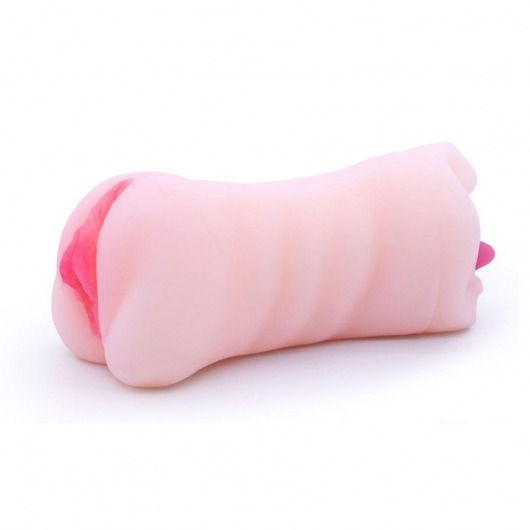 Телесный двусторонний мастурбатор - вагина и ротик - Boys of Toys - в Сочи купить с доставкой