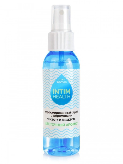 Парфюмированный спрей Intim Health для нижнего белья и тела с цветочным ароматом - 95 мл. -  - Магазин феромонов в Сочи