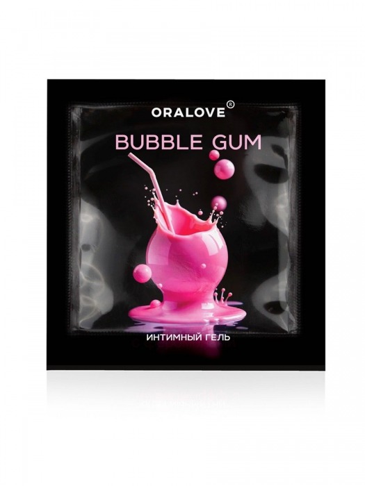Саше съедобной оральной смазки OraLove с ароматом бабл-гам - 3 гр. - Биоритм - купить с доставкой в Сочи