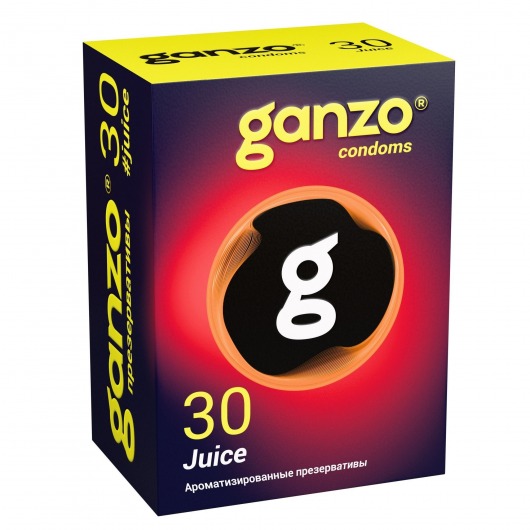 Ароматизированные презервативы Ganzo Juice - 30 шт. - Ganzo - купить с доставкой в Сочи