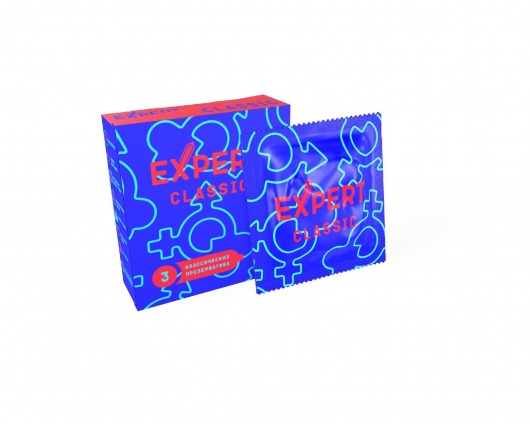 Классические презервативы Expert Classic - 3 шт. - Expert - купить с доставкой в Сочи