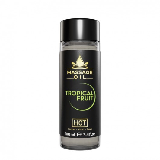 Массажное масло c ароматом тропических фруктов Massage Oil - 100 мл. - HOT - купить с доставкой в Сочи