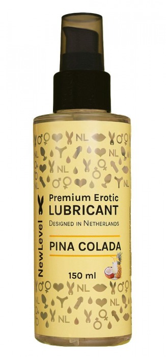 Ароматизированный лубрикант на водной основе NewLevel Pina Colada - 150 мл. - NewLevel - купить с доставкой в Сочи