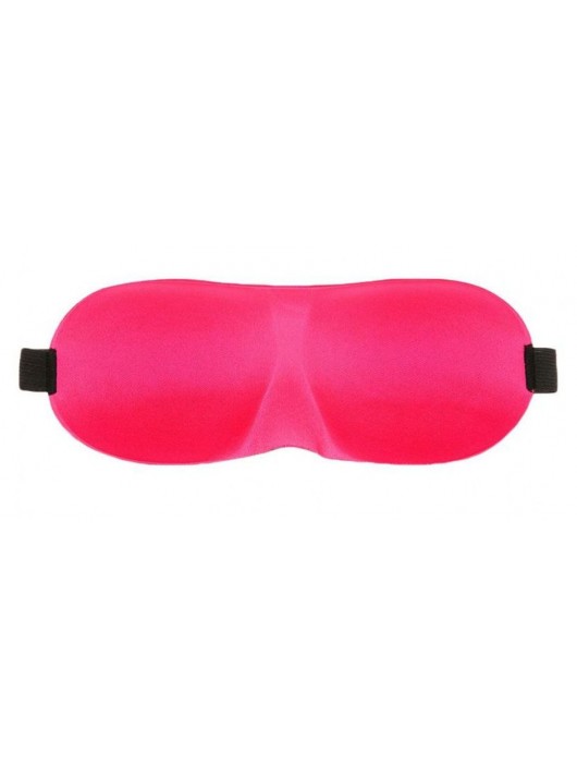 Розовая глухая маска на резинке - Sitabella - купить с доставкой в Сочи