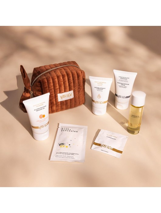 Набор YESforLOV La Trousse Enchantée в коричневой косметичке - YESforLOV - купить с доставкой в Сочи