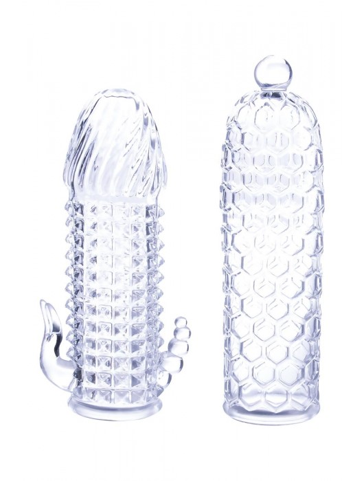 Набор из 2 прозрачных насадок на член Seductive Tickler Sleeves Set - NMC - в Сочи купить с доставкой