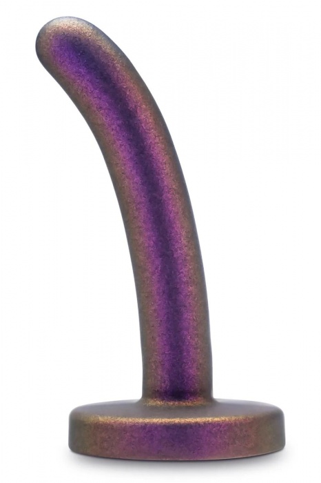 Фиолетовая насадка с гладкой поверхностью Surrender 4.75 Inch Beginner Pegging Dildo - 12 см. - Blush Novelties - купить с доставкой в Сочи