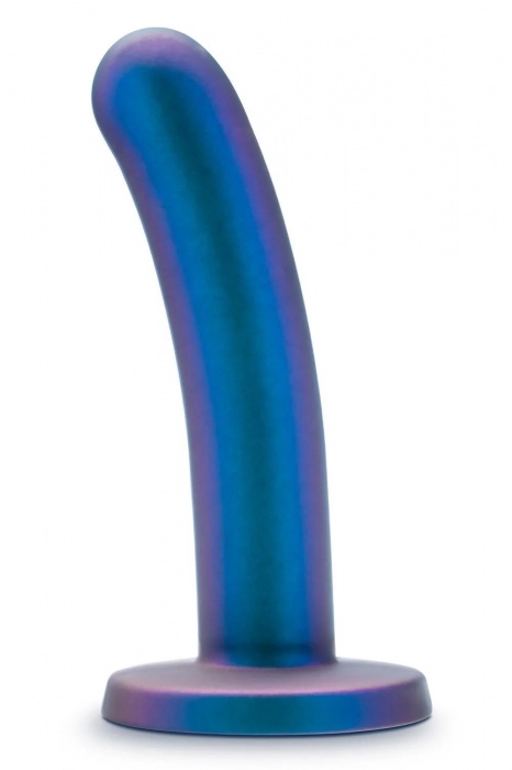 Синяя насадка с гладкой поверхностью Surrender 5.75 Inch Intermediate Pegging Dildo - 14,6 см. - Blush Novelties - купить с доставкой в Сочи