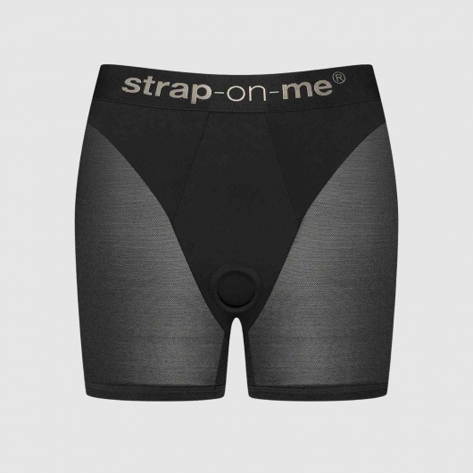 Трусики-шорты для фиксации насадок Strap-on-me Harness Lingerie Halo - size XS - Strap-on-me - купить с доставкой в Сочи