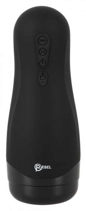 Черный вибромастурбатор с подогревом Masturbator with 3 Functions - Orion - в Сочи купить с доставкой