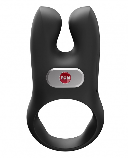 Черное эрекционное виброкольцо Nos - Fun Factory - в Сочи купить с доставкой