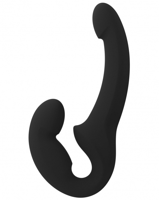 Черный безремневой страпон Share Lite - Fun Factory - купить с доставкой в Сочи