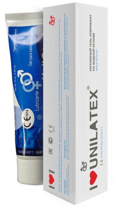 Лубрикант на водной основе Unilatex Gel - 80 мл. - Unilatex - купить с доставкой в Сочи