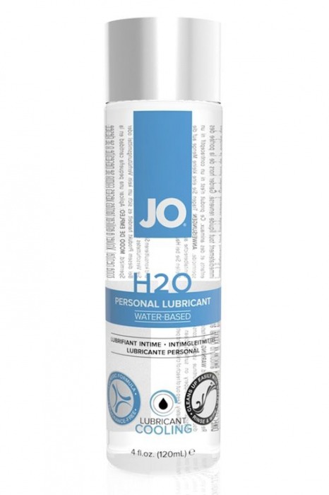 Охлаждающий лубрикант на водной основе JO Personal Lubricant H2O COOLING - 120 мл. - System JO - купить с доставкой в Сочи