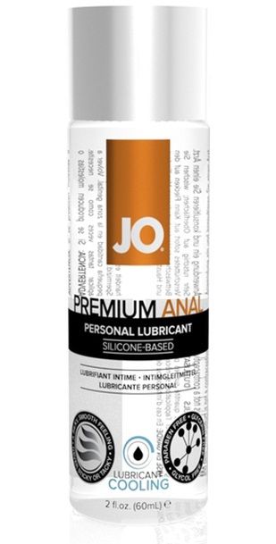 Анальный охлаждающий лубрикант на силиконовой основе JO PREMIUM ANAL COOLING - 60 мл. - System JO - купить с доставкой в Сочи