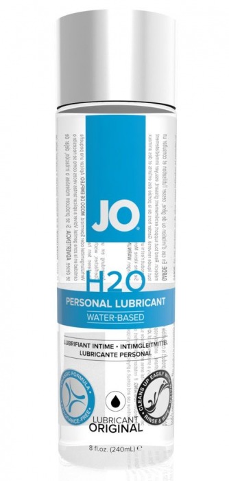 Нейтральный лубрикант на водной основе JO Personal Lubricant H2O - 240 мл. - System JO - купить с доставкой в Сочи