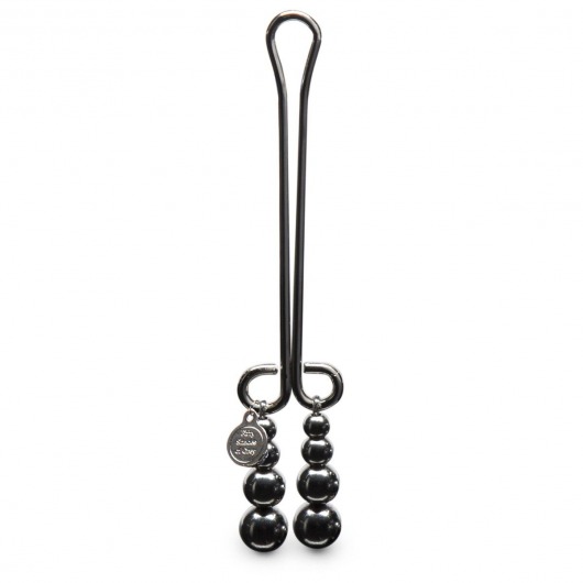 Зажим для клитора с бусинами Just Sensation Beaded Clitoral Clamp - Fifty Shades of Grey - купить с доставкой в Сочи