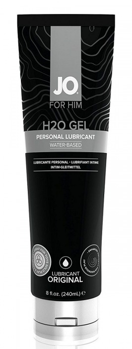 Лубрикант-гель для мужчин JO H2O GEL ORIGINAL - 240 мл. - System JO - купить с доставкой в Сочи