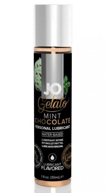 Лубрикант с ароматом мятного шоколада JO GELATO MINT CHOCOLATE - 30 мл. - System JO - купить с доставкой в Сочи