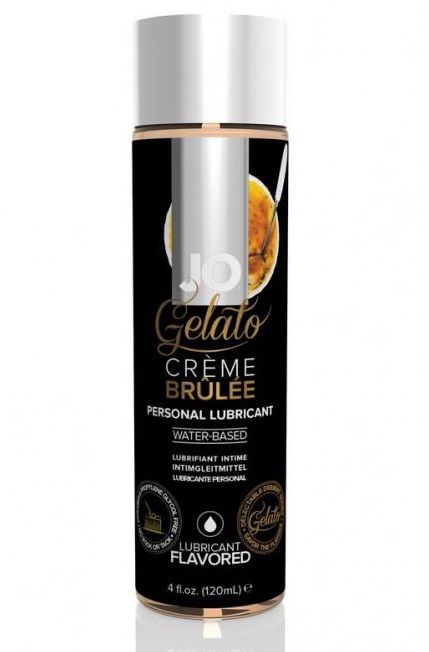 Лубрикант с ароматом крем-брюле JO GELATO CREME BRULEE - 120 мл. - System JO - купить с доставкой в Сочи