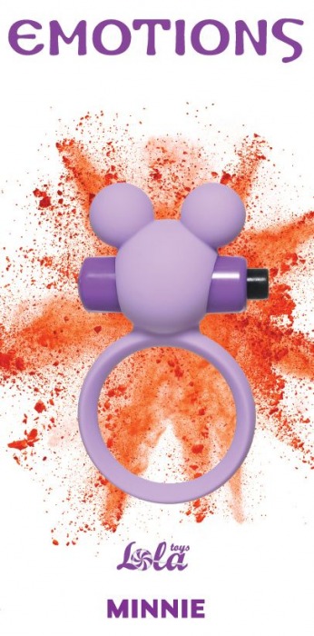 Сиреневое эрекционное виброколечко Emotions Minnie - Lola Games - в Сочи купить с доставкой