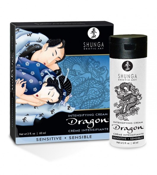 Интимный мужской крем SHUNGA DRAGON SENSITIVE - 60 мл. - Shunga - купить с доставкой в Сочи
