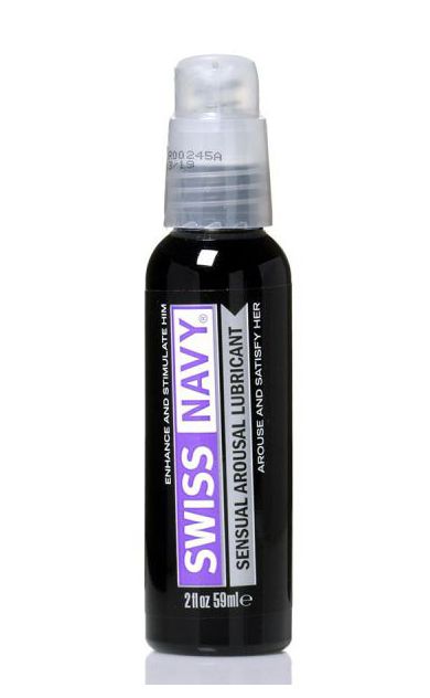 Возбуждающий гель-лубрикант на водной основе Sensual Arousal Lubricant - 59 мл. - Swiss navy - купить с доставкой в Сочи