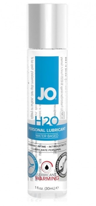 Возбуждающий лубрикант на водной основе JO Personal Lubricant H2O Warming - 30 мл. - System JO - купить с доставкой в Сочи