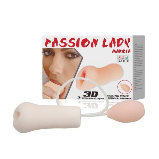 Мастурбатор Passion Lady Marcia с грушей для имитации посасывания - Baile - в Сочи купить с доставкой