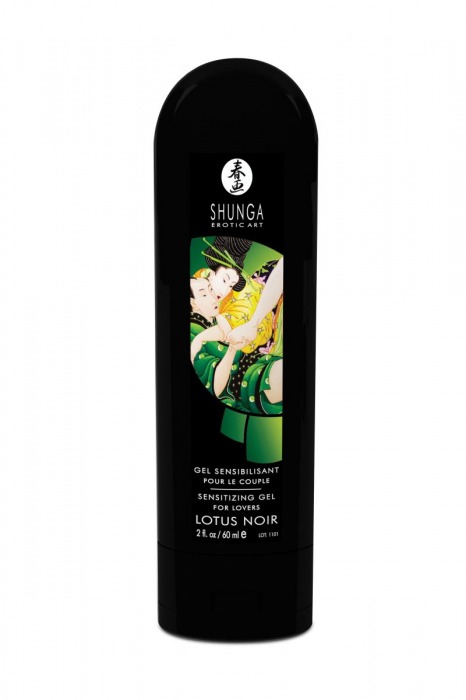 Интимный гель для пар, усиливающий наслаждение, Lotus Noir - 60 мл. - Shunga - купить с доставкой в Сочи