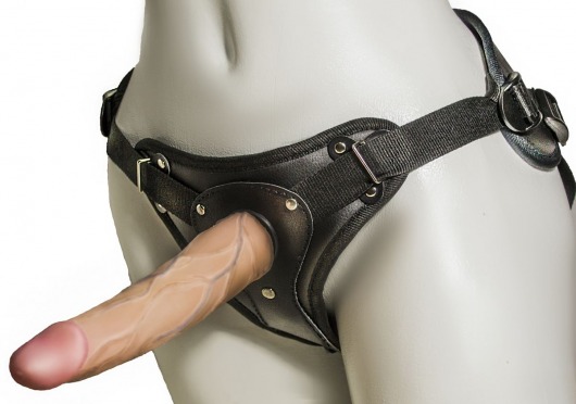Женский страпон с вагинальной пробкой Woman Strap - 18 см. - LOVETOY (А-Полимер) - купить с доставкой в Сочи