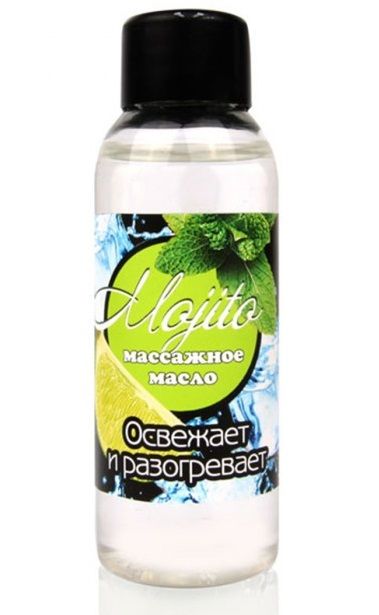 Массажное масло для тела Mojito с ароматом лайма - 50 мл. - Биоритм - купить с доставкой в Сочи