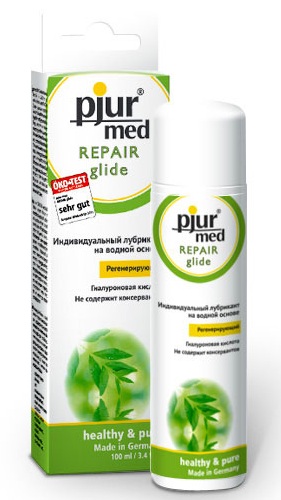 Регенирирующий лубрикант с гиалуроновой кислотой pjur MED Repair glide - 100 мл. - Pjur - купить с доставкой в Сочи