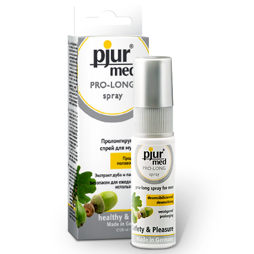 Пролонгирующий спрей с экстрактом дуба и пантенолом pjur MED Pro-long Spray - 20 мл. - Pjur - купить с доставкой в Сочи