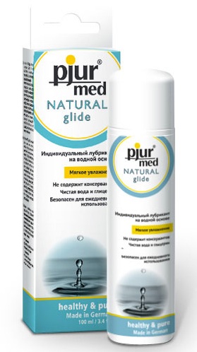 Нейтральный лубрикант на водной основе pjur MED Natural glide - 100 мл. - Pjur - купить с доставкой в Сочи