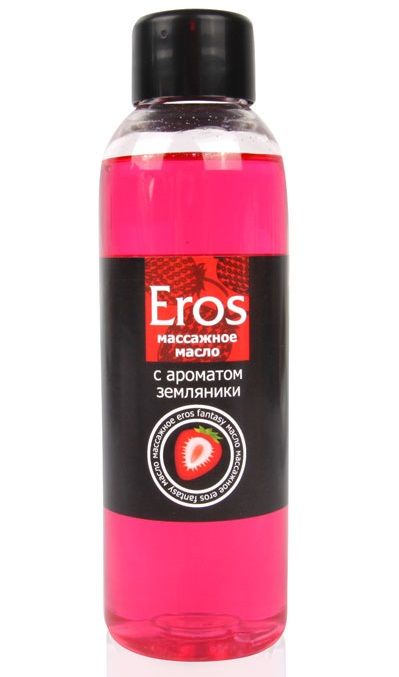 Массажное масло Eros fantasy с ароматом земляники - 75 мл. - Биоритм - купить с доставкой в Сочи