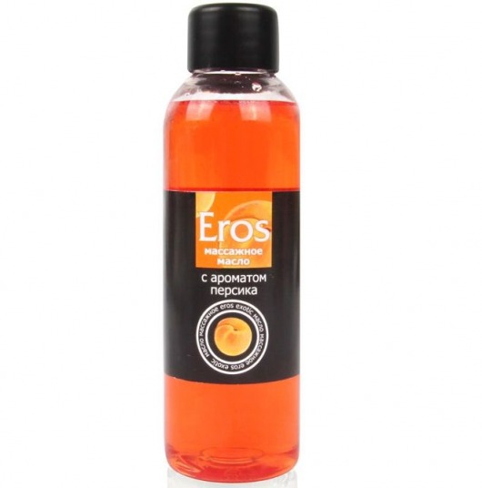 Массажное масло Eros exotic с ароматом персика - 75 мл. - Биоритм - купить с доставкой в Сочи